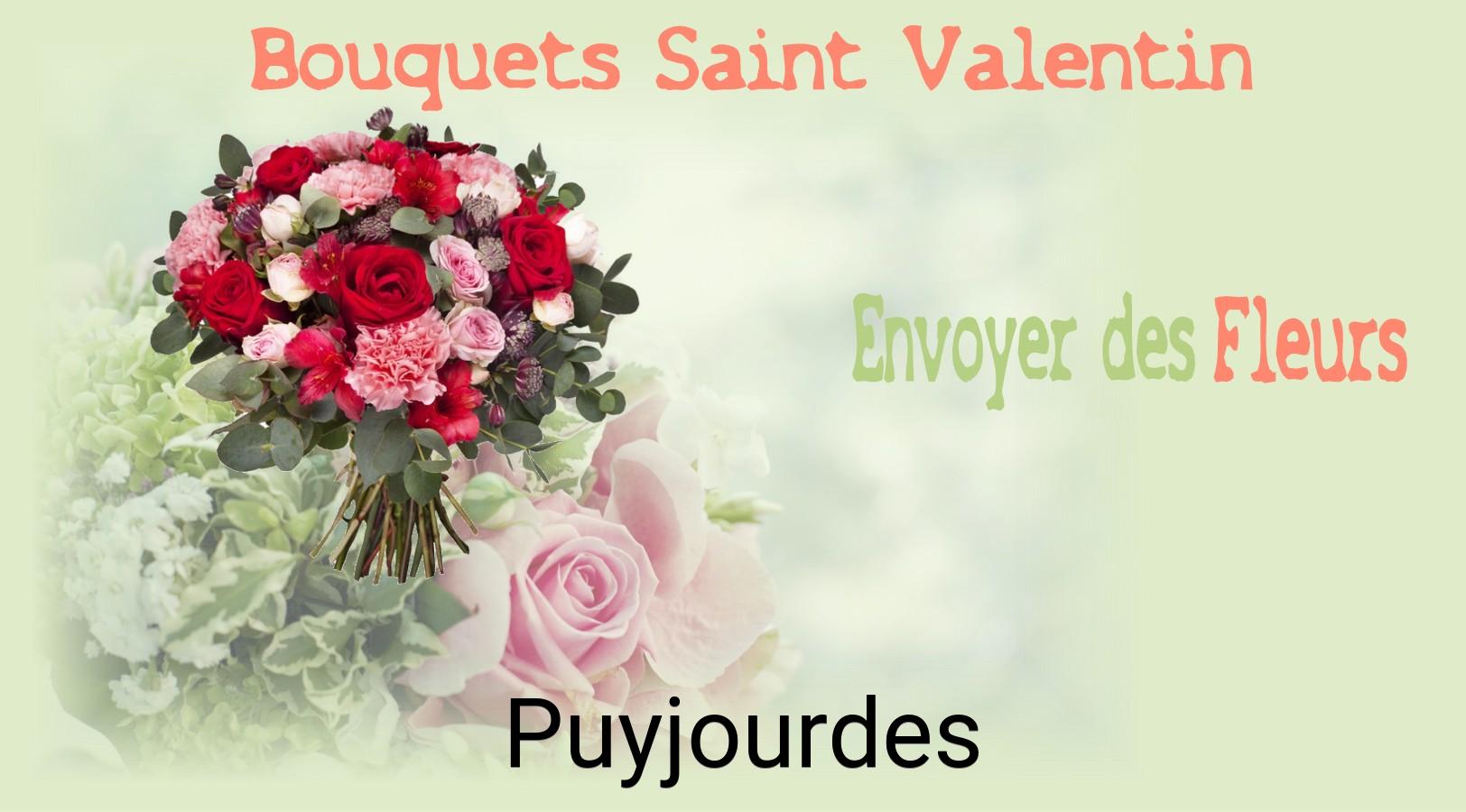 Roses de Saint-Valentin livrées à Puyjourdes